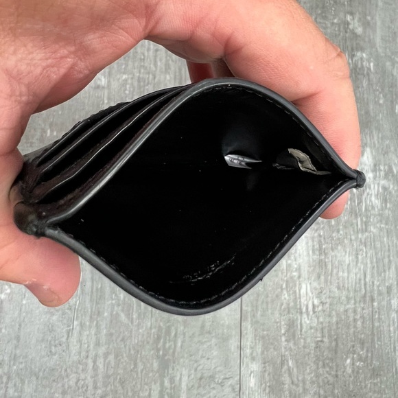 Coach Black, Navy & Blue Front Pocket Wallet - Picture 3 of 4